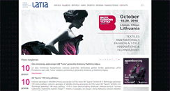 Desktop Screenshot of latia.lt